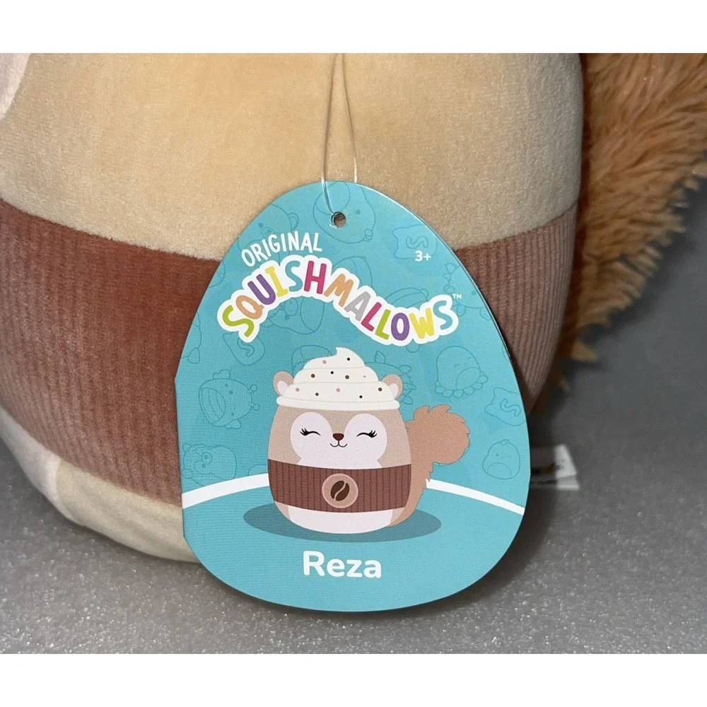 Squishmallows 8 Inch Reza the Latte Squirrel‎ Plush #2235 New with Tags